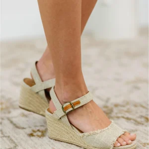 Arnold Natural Linen Wedges