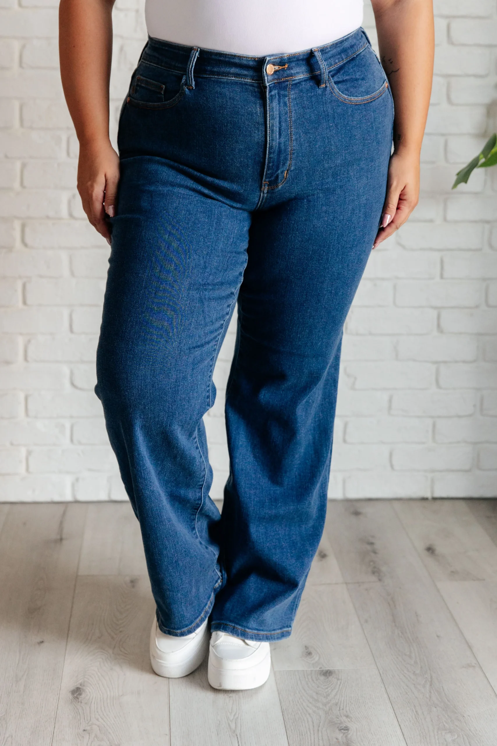 Hazel High Rise Vintage Wide Leg Jeans - Image 5